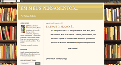 Desktop Screenshot of emmeuspensamentos.blogspot.com