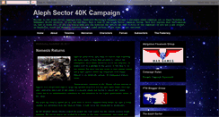 Desktop Screenshot of alephsector.blogspot.com