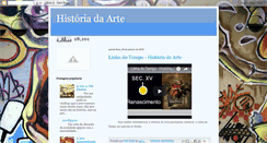 Desktop Screenshot of conhecendoahistoriadaarte.blogspot.com