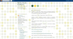 Desktop Screenshot of mediaciondeconflictos2010.blogspot.com