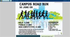 Desktop Screenshot of campusroadrun09.blogspot.com