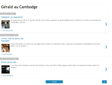 Tablet Screenshot of gerald-cambodge.blogspot.com