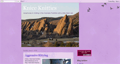 Desktop Screenshot of kniceknitties.blogspot.com