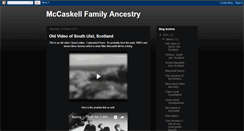 Desktop Screenshot of mccaskell.blogspot.com