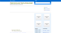 Desktop Screenshot of freedownloadtemplateblogger.blogspot.com