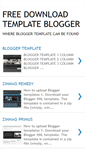 Mobile Screenshot of freedownloadtemplateblogger.blogspot.com