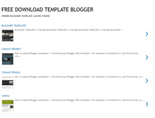 Tablet Screenshot of freedownloadtemplateblogger.blogspot.com