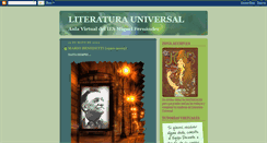 Desktop Screenshot of literaturauniversaliesmfernandez.blogspot.com