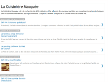 Tablet Screenshot of cuisinieremasquee.blogspot.com