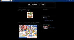 Desktop Screenshot of entretentetoys.blogspot.com