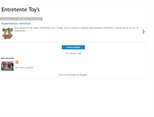 Tablet Screenshot of entretentetoys.blogspot.com