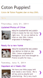 Mobile Screenshot of cotonpuppies.blogspot.com