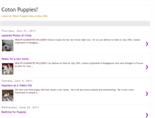 Tablet Screenshot of cotonpuppies.blogspot.com