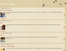 Tablet Screenshot of littlekcrafts.blogspot.com