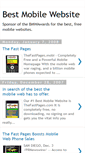 Mobile Screenshot of bestmobilewebsite.blogspot.com
