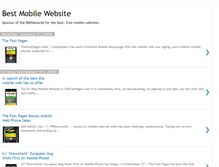 Tablet Screenshot of bestmobilewebsite.blogspot.com