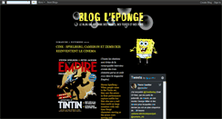 Desktop Screenshot of blog-leponge.blogspot.com