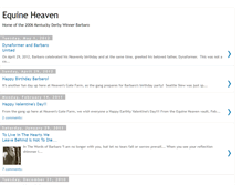 Tablet Screenshot of equineheaven.blogspot.com