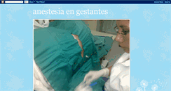 Desktop Screenshot of anestesiagestantes.blogspot.com