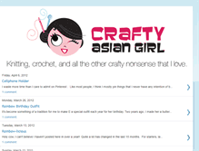 Tablet Screenshot of craftyasiangirl.blogspot.com