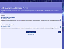 Tablet Screenshot of latinamericaenergynews.blogspot.com