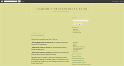 Desktop Screenshot of ganeshprof.blogspot.com