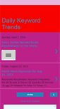 Mobile Screenshot of dailykeywordtrends.blogspot.com