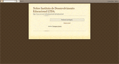 Desktop Screenshot of nobreeducacional.blogspot.com