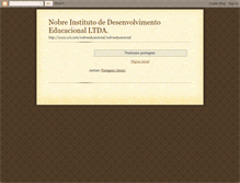 Tablet Screenshot of nobreeducacional.blogspot.com