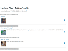 Tablet Screenshot of herbeeshoptattoo.blogspot.com