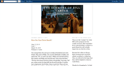 Desktop Screenshot of billcartersermons.blogspot.com
