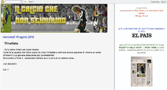 Desktop Screenshot of ilcalciochenonstimiamo.blogspot.com