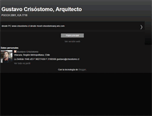 Tablet Screenshot of gclarquitecto.blogspot.com