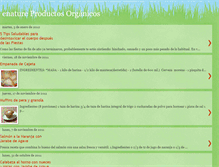 Tablet Screenshot of enatureproductosorganicos.blogspot.com