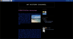 Desktop Screenshot of myhistorychannel.blogspot.com