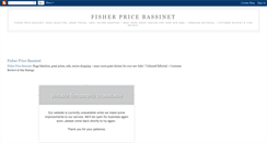 Desktop Screenshot of fisherpricebassinet.blogspot.com