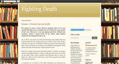 Desktop Screenshot of fightingdeathbook.blogspot.com