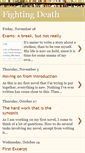 Mobile Screenshot of fightingdeathbook.blogspot.com