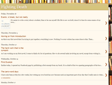 Tablet Screenshot of fightingdeathbook.blogspot.com