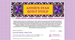 Desktop Screenshot of anniestarquilt.blogspot.com