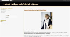 Desktop Screenshot of latesthollywoodcelebritynews.blogspot.com