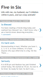 Mobile Screenshot of fiveinsix.blogspot.com
