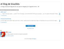 Tablet Screenshot of elblogdeknuckles.blogspot.com