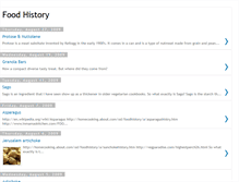 Tablet Screenshot of historyoffoods.blogspot.com