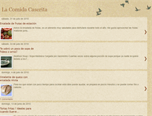 Tablet Screenshot of lacomidacaserita.blogspot.com