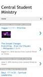 Mobile Screenshot of centralstudentsministry.blogspot.com