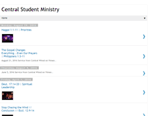 Tablet Screenshot of centralstudentsministry.blogspot.com