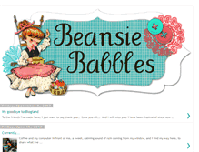 Tablet Screenshot of beansiebabbles.blogspot.com