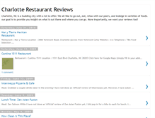 Tablet Screenshot of charlotterestaurantreviews.blogspot.com