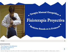 Tablet Screenshot of fisioterapiaproyectiva.blogspot.com